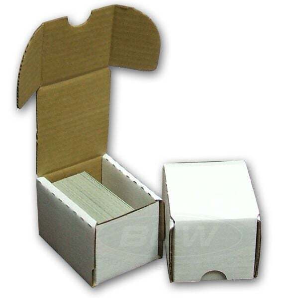 2 BCW 100 Count Card Storage Boxes