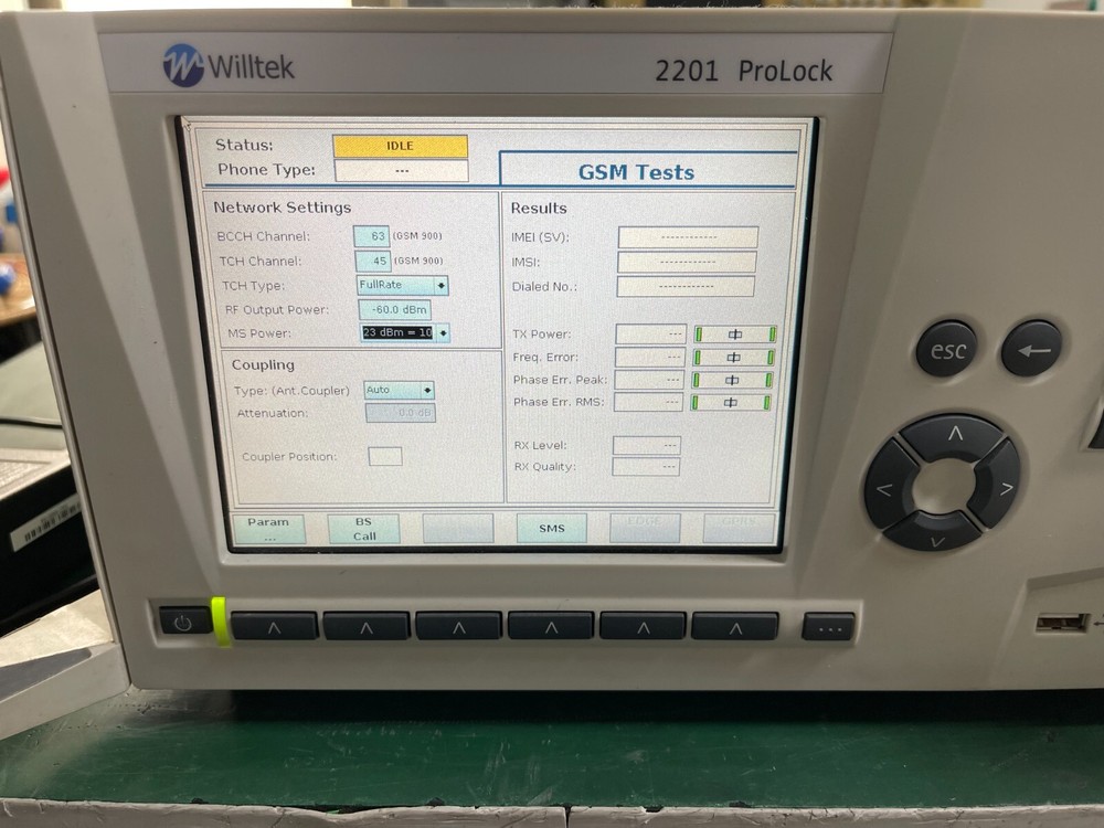 Willtek 2201 ProLock 2G test set