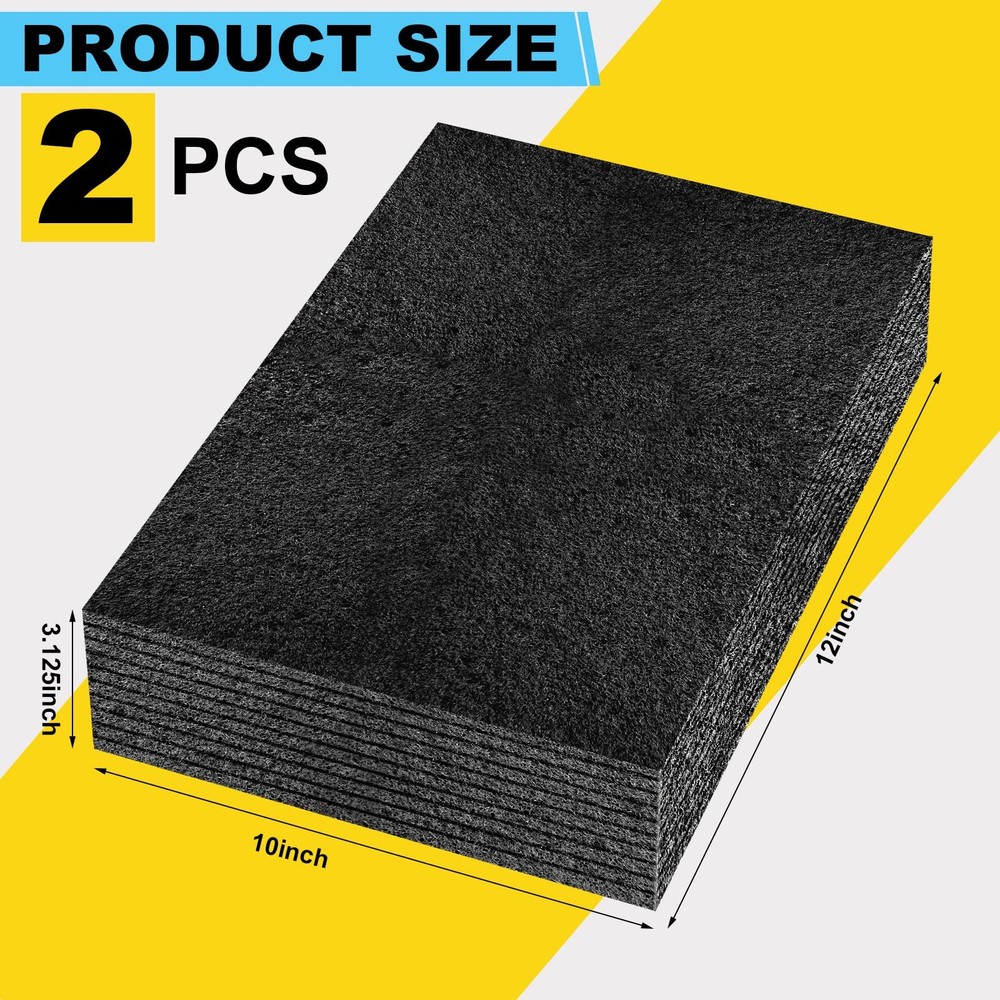 2 Pcs Customizable Polyethylene Foam Packing Inserts for Cases Thick Polyethy...