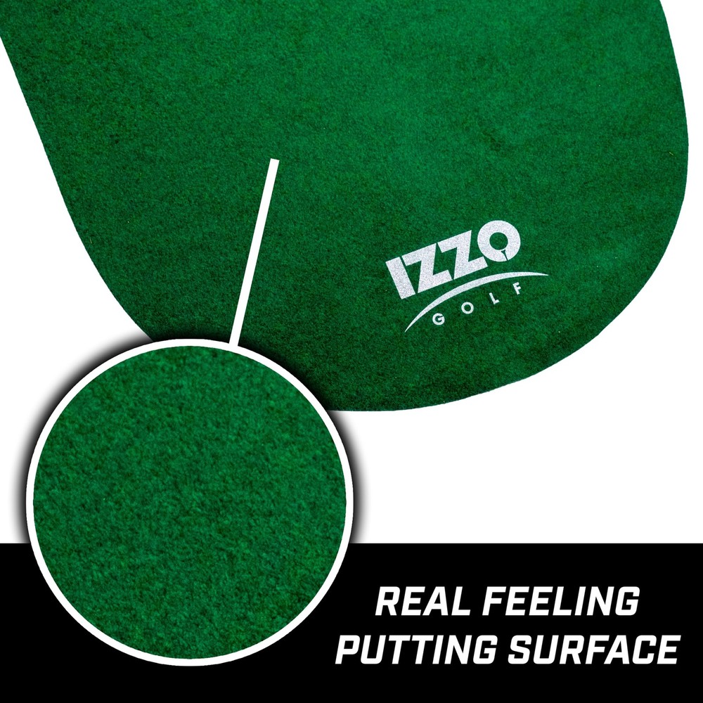 Golf 3' x 9' Three-Hole Putting Mat - Indoor Putting Training Aid