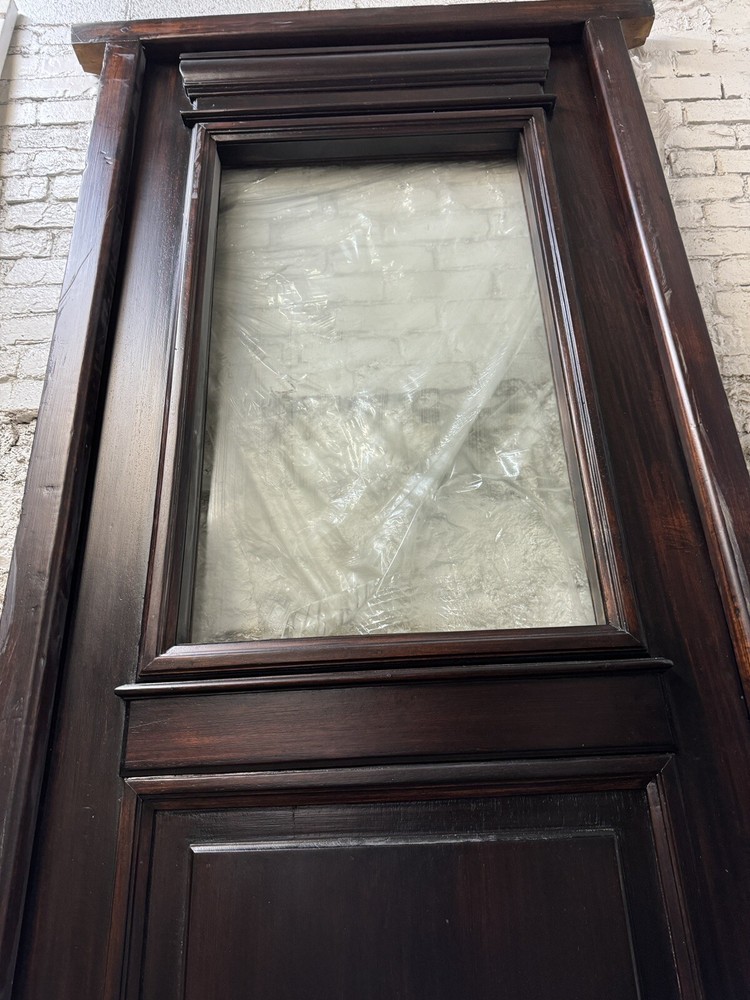 Single Entry Door With Clear Glass