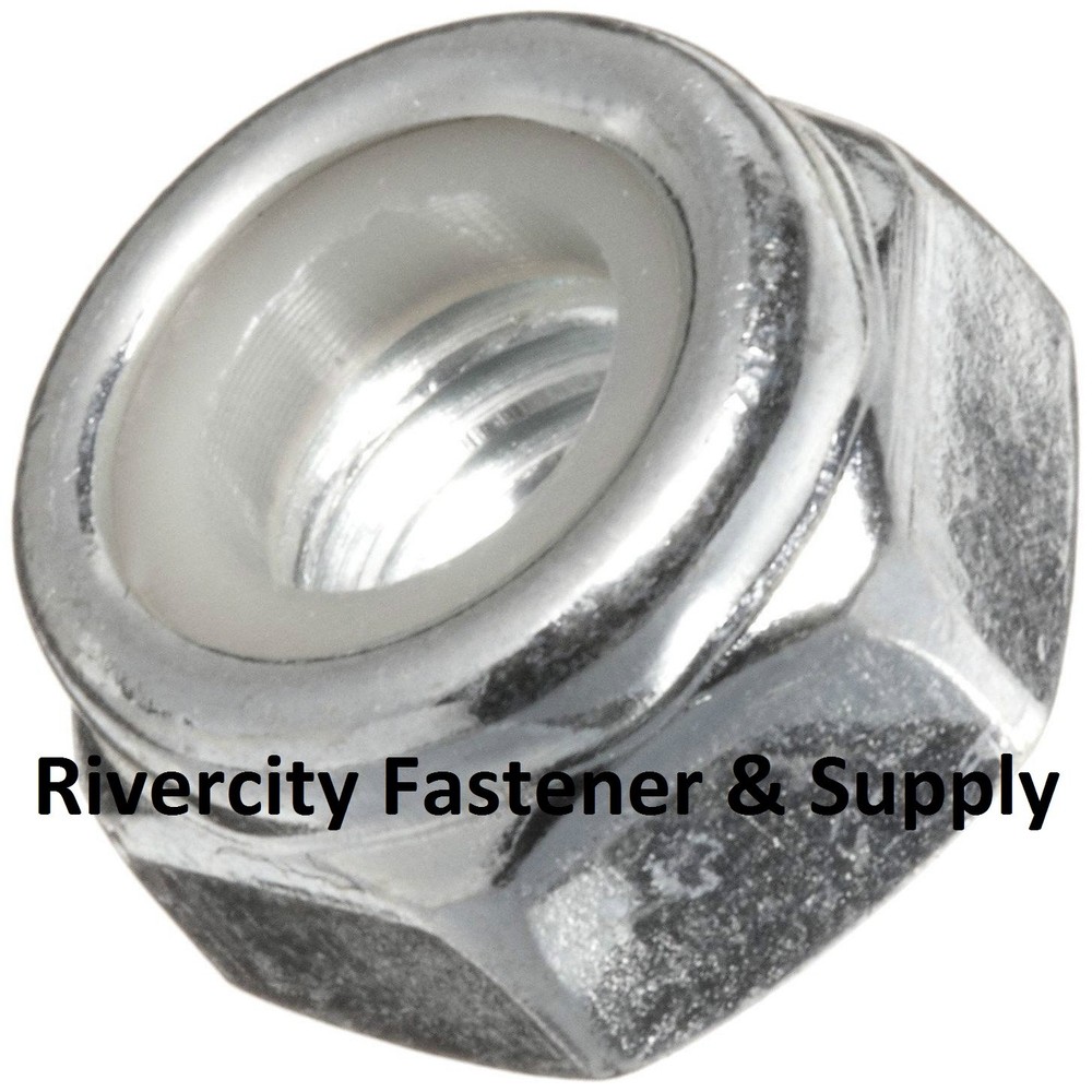 (50) 1/2-13 Nylon Insert Lock Nut Thin / Jam / Half thick NTE Series 1/2x13