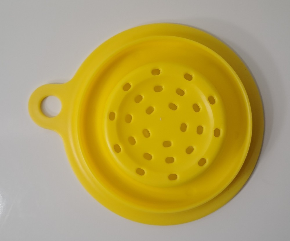 Ecolution Micro-Pop Microwave Glass Popcorn Popper Yellow Eco-friendly 1.5 Qt