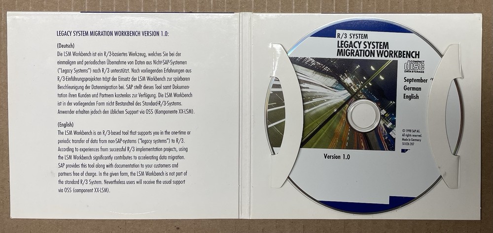 Vintage SAP Software Bundle - R/3 System - AcceleratedSAP