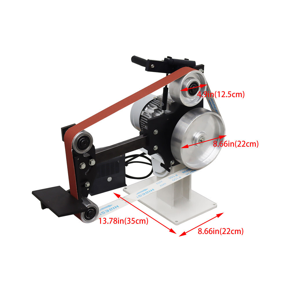 110V Vertical and Horizontal Frequency Conversion Industrial Grade Belt Machine