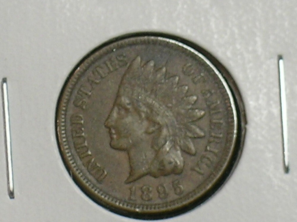 1895 Sharp Indian Cent - Nice XF+ AE4-4