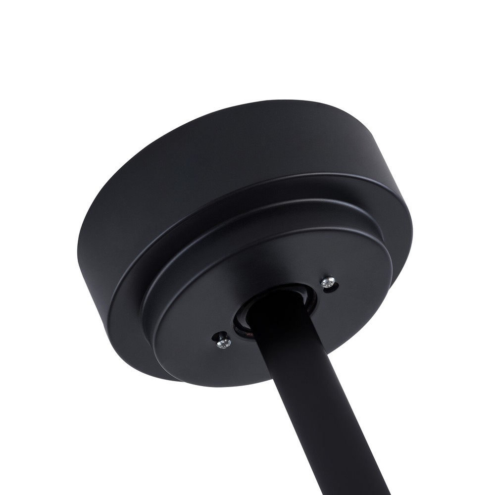 3 Speed 52" Flush Mount Solid Wood Ceiling Fan with Light Quiet DC Motor 3 CCT