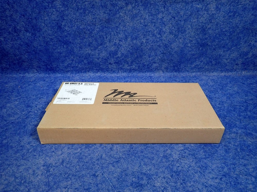 Middle Atlantic Products HR-UMS1-5.5 1/2 Rack 1 Space Universal Multi-Shelf (J9)