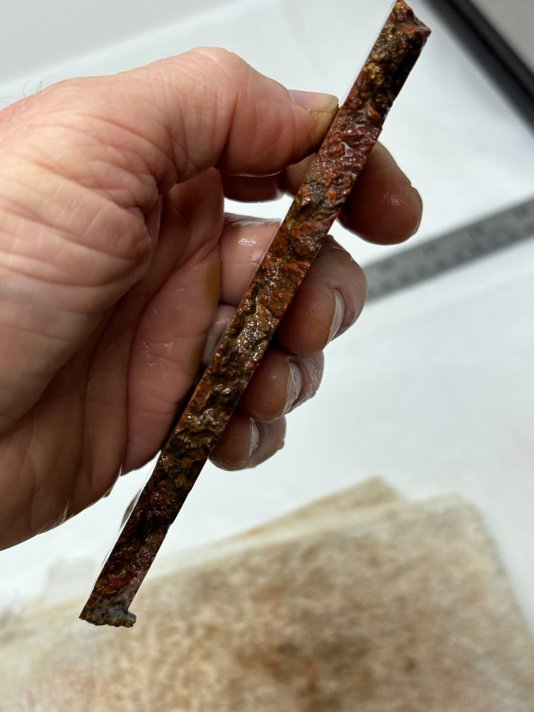 Mexican Tiger Tail Jasper Slab Lapidary Cabbing Combo Ship Avail