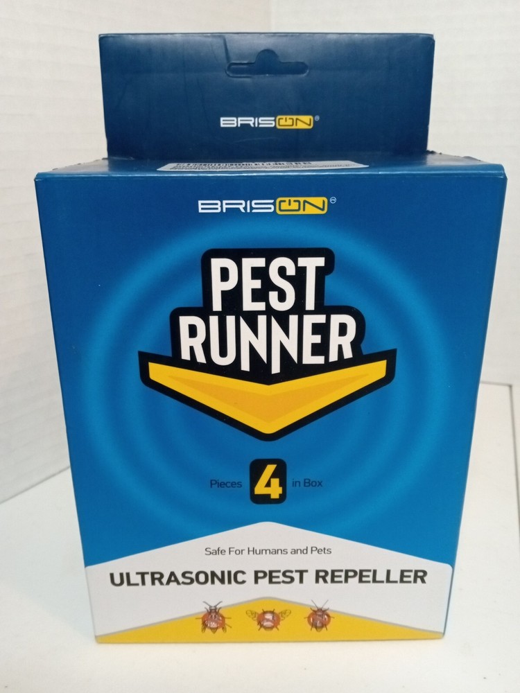 4 Pack BRISON Ultrasonic Pest Repeller - Eco-Friendly Electronic Waves Pest
