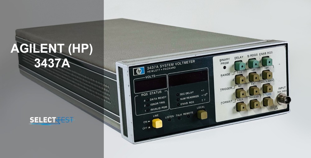 AGILENT (HP) 3437A PROGRAMMABLE SYSTEM VOLTMETER 3½ DIGITS **LOOK** (REF.: 186N)