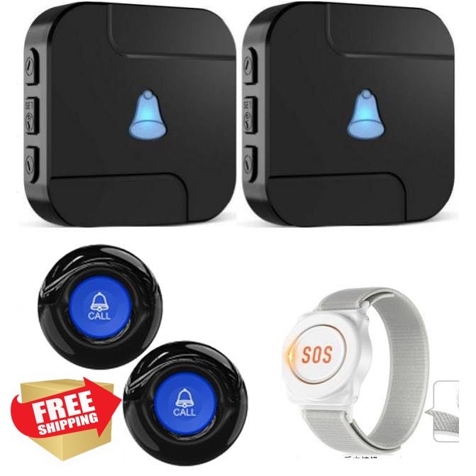 CallToU Wi-Fi Pager for Elderly Fall Alert Home Help System