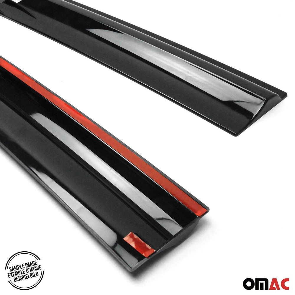 Set Bug Shield Deflector & Window Visor for Mercedes Sprinter W906 2014-18 Smoke