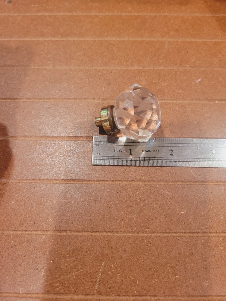 BALDWIN Acrylic Clear Crystal CABINET KNOBS --Baldwin 4951-030