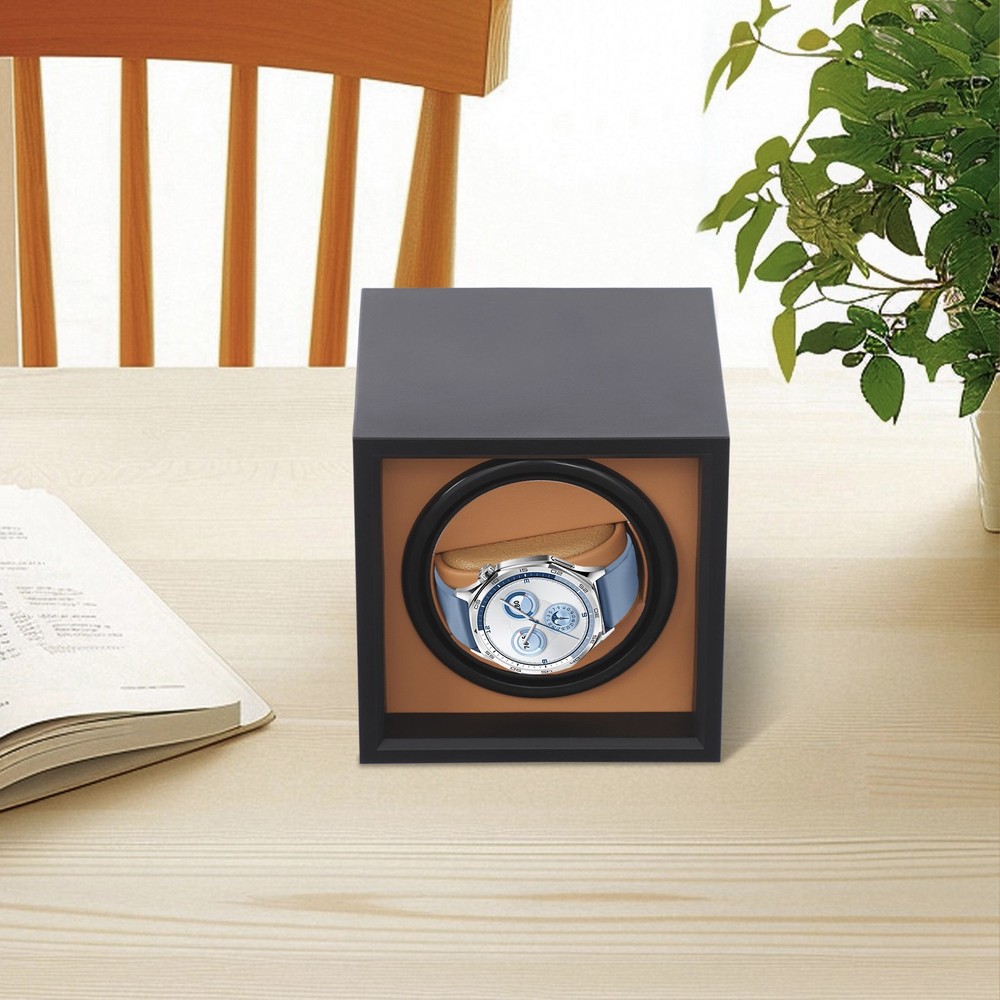 Automatic Watch Display Box Automatic Single Watch Winder Luxury Storage Case