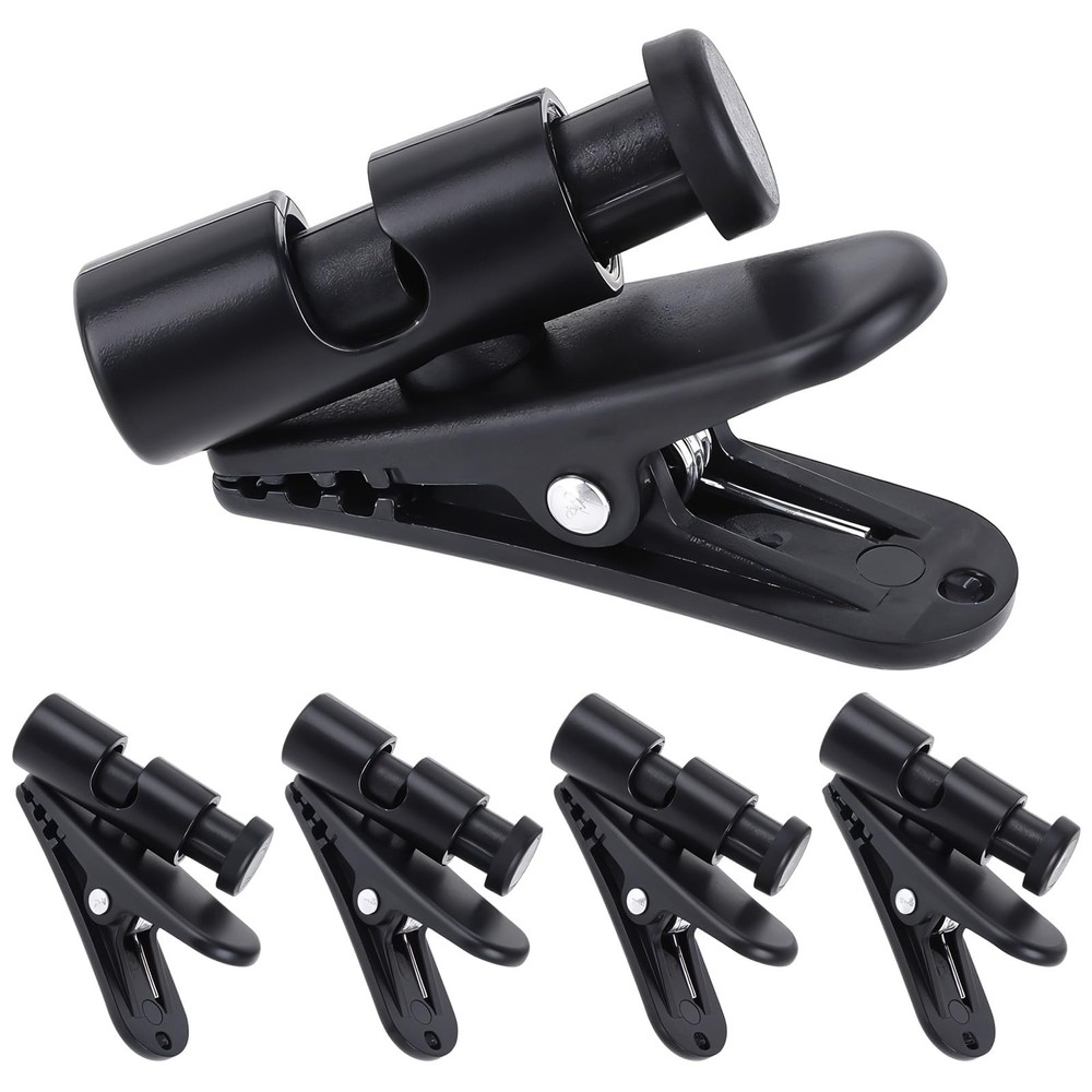 5 Pack Headphone Clips, Headset Cable Clips, Collar, Clamp, Hooks, 2-4mm Wire