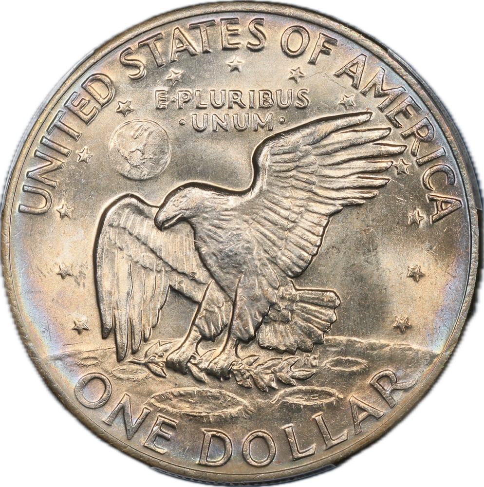 1973-D Eisenhower "Ike" Dollar $1 - PCGS MS66 - Pretty Toning