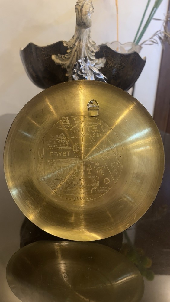 Antique Egyptian Plate Decoration