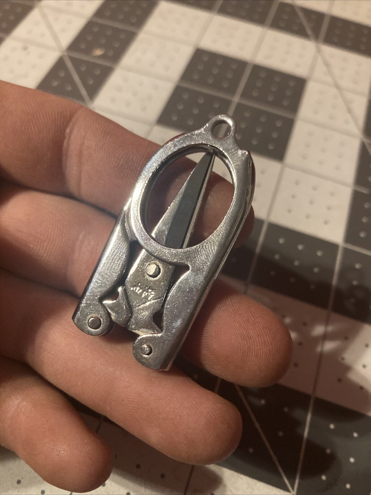 Vintage Stainless Steel Folding Chinese Scissors