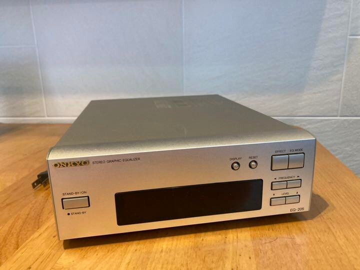 Onkyo EQ-205 Stereo Graphic Equalizer EQ Audio Deck Home Component Japan Used