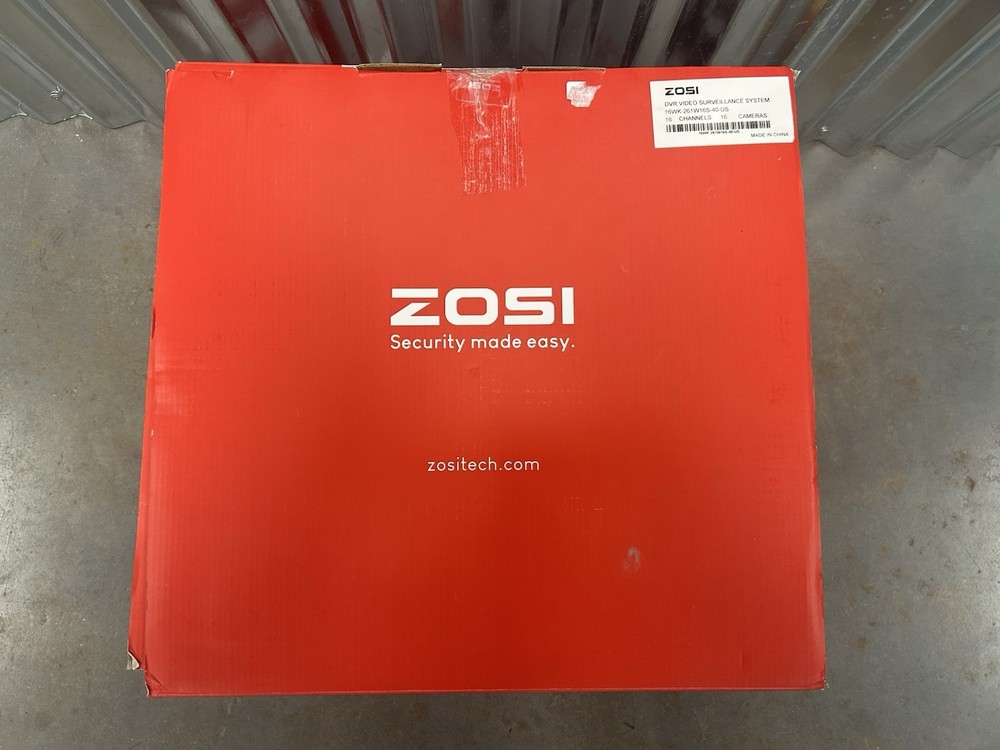 ZOSI CCTV DVR Recorder OPENED BOX