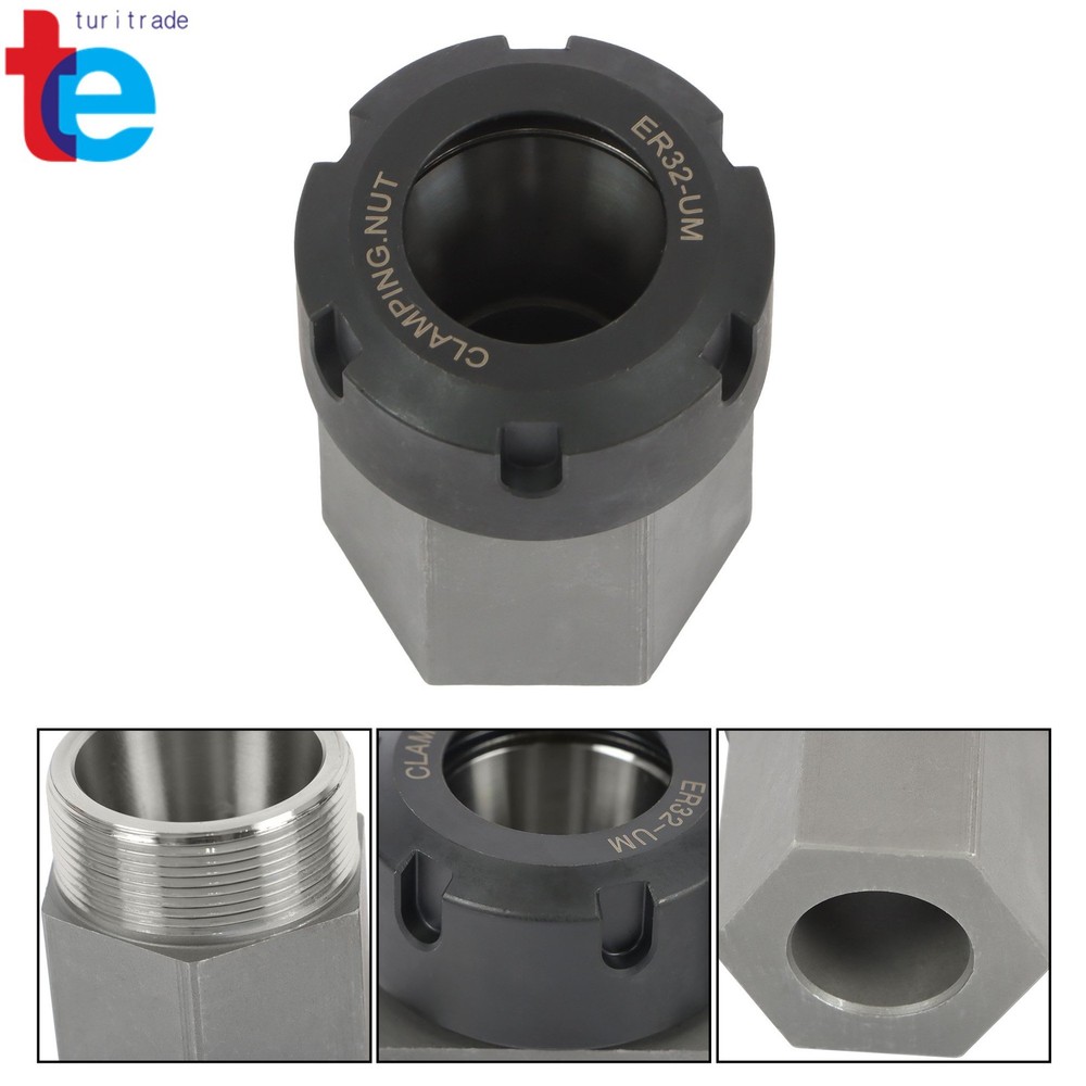 1 piece ER32 Collet Block Spring Hex & Square Chuck Holder Set For CNC Machine