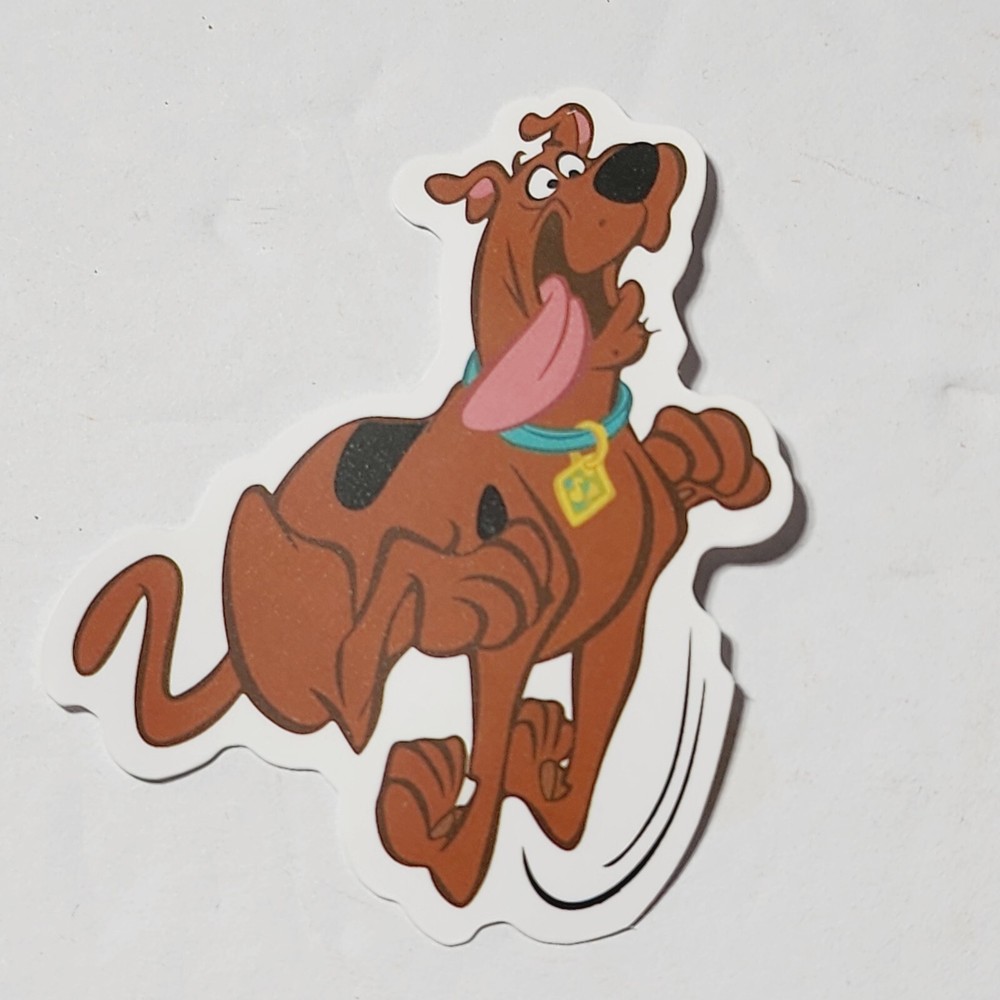 Scooby Doo running dog Sticker 2 1/2" New