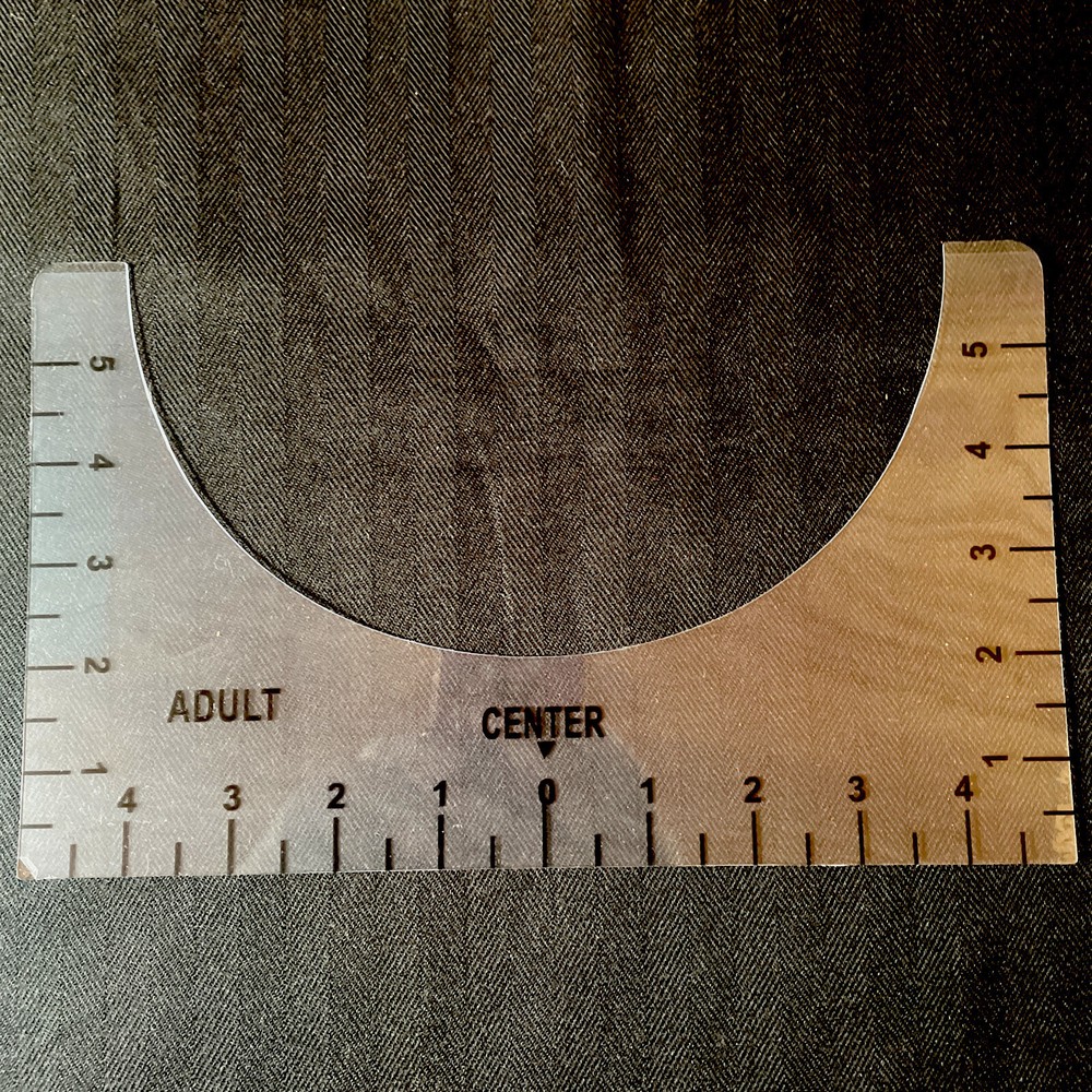 T-Shirt Collar Alignment Ruler Craft Ruler Sewing Tools 5 Pack