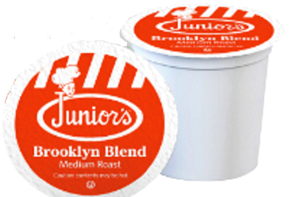 Junior's Most Fabulous Brooklyn Blend, Medium Roast Single Single serve 100 ct