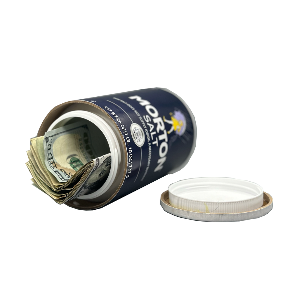 Stash Can- Secret Storage Container- Morton Salt (Store Valuables)