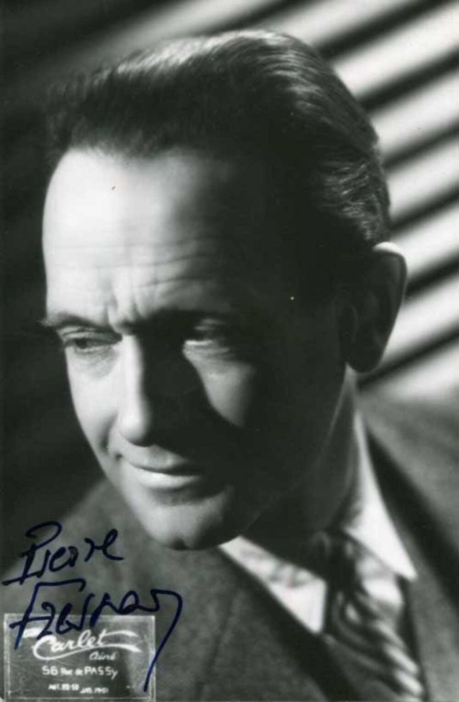 Pierre Fresnay Autograph
