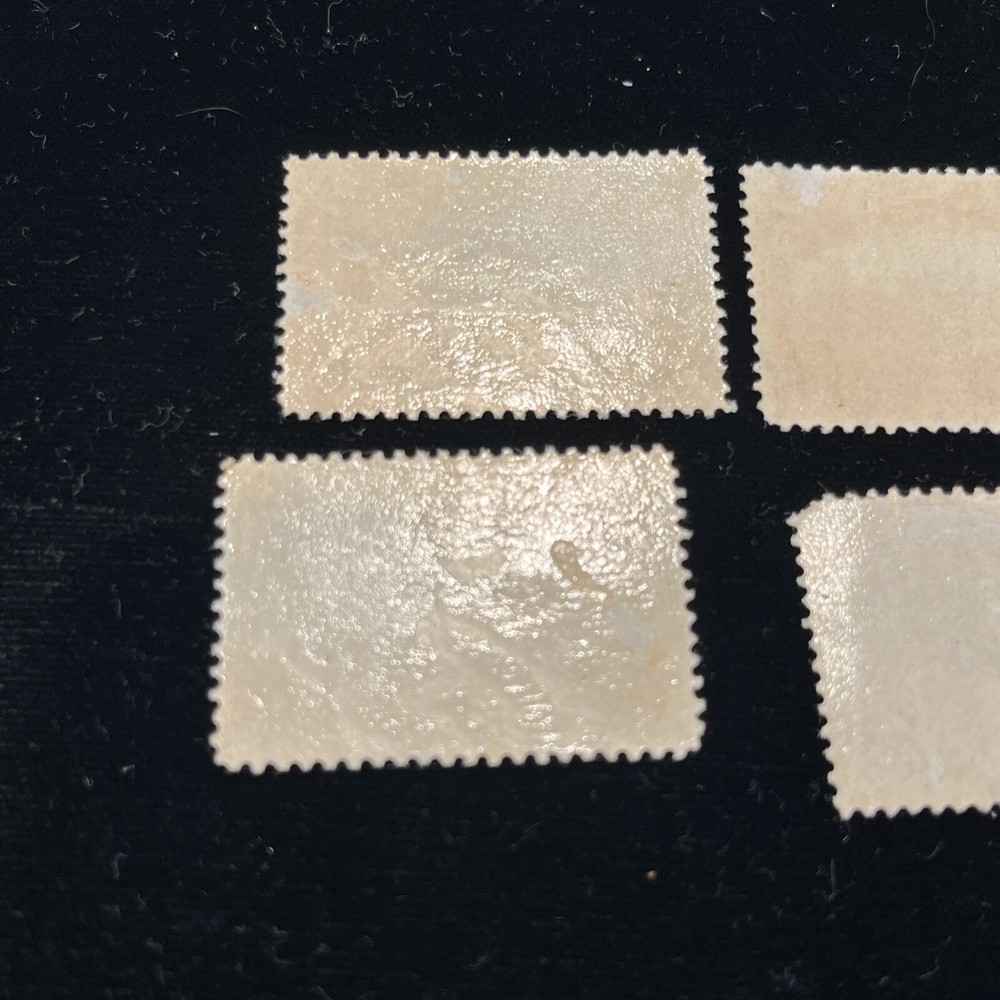 US Stamp # 372 . 2 Cent. Mint Disturbed & Hinge Thin 4 Pc Make Offers !!!! Lot 2