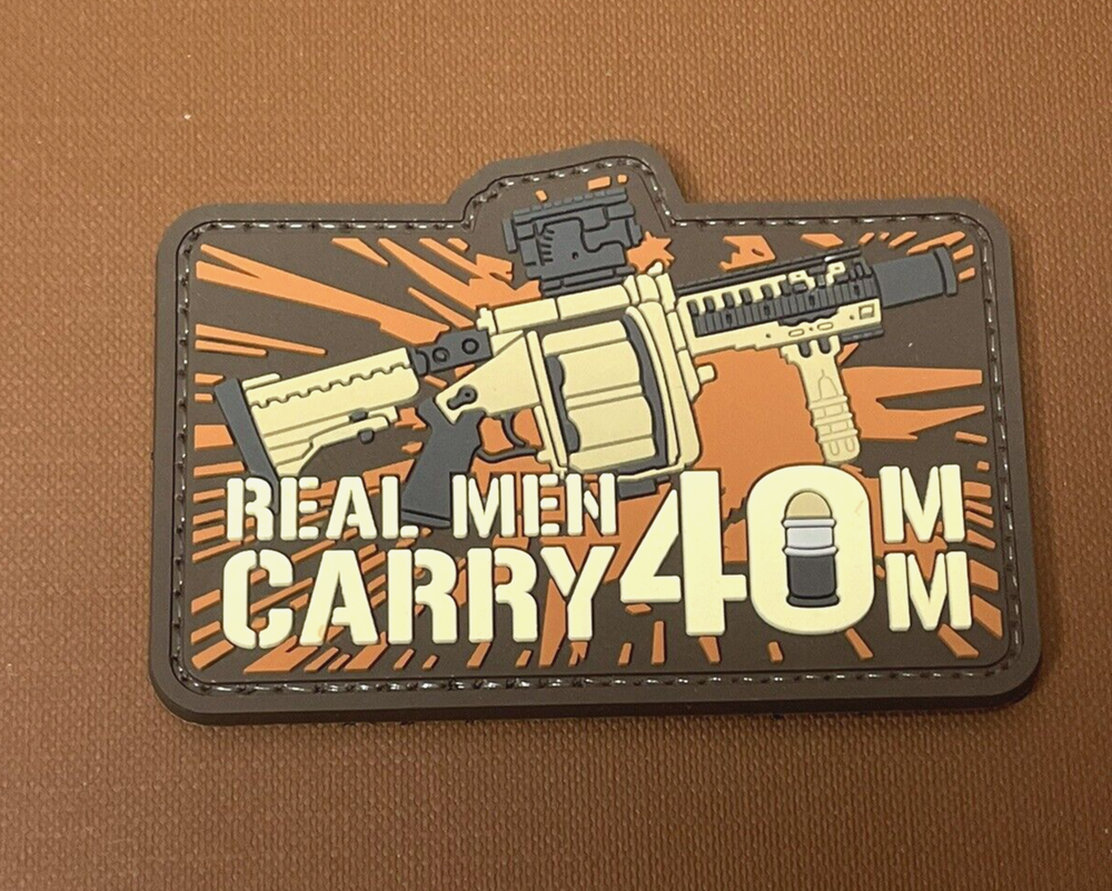 Tactical PVC Patch - Morale Gun Patch - Hooked back Military Patch