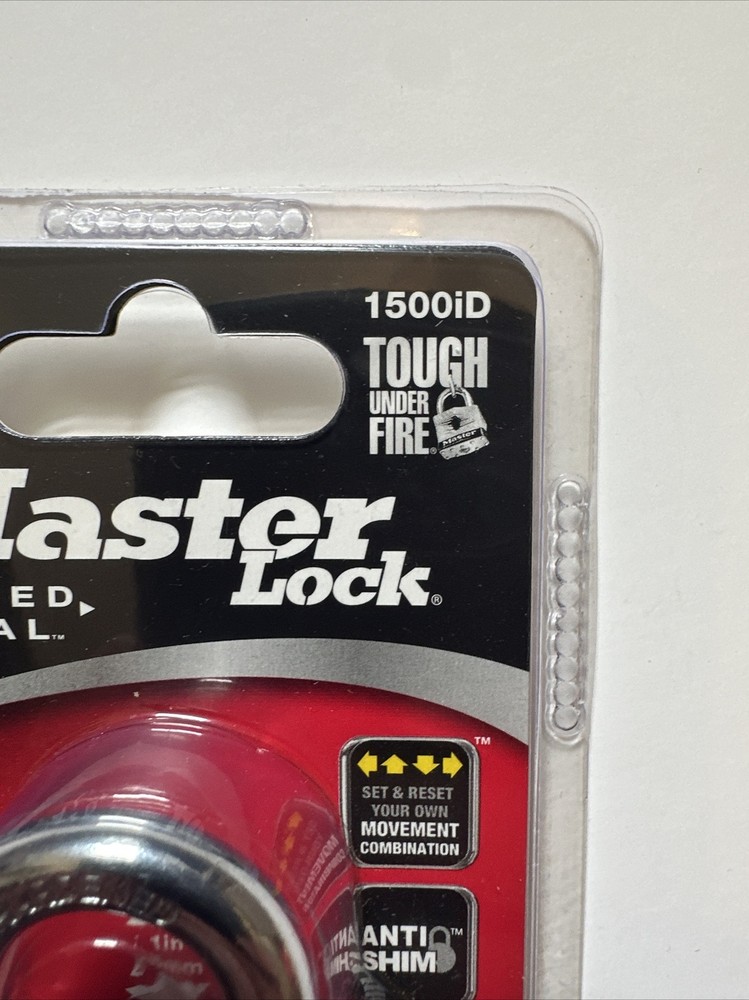 Black Master locks Speed Dial 1500iD Directional lock