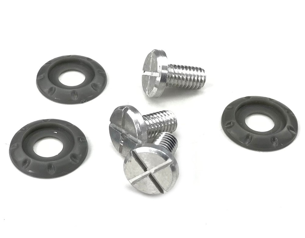 Castle CX100 Helmet Replacement Visor/Peak Screws Silver