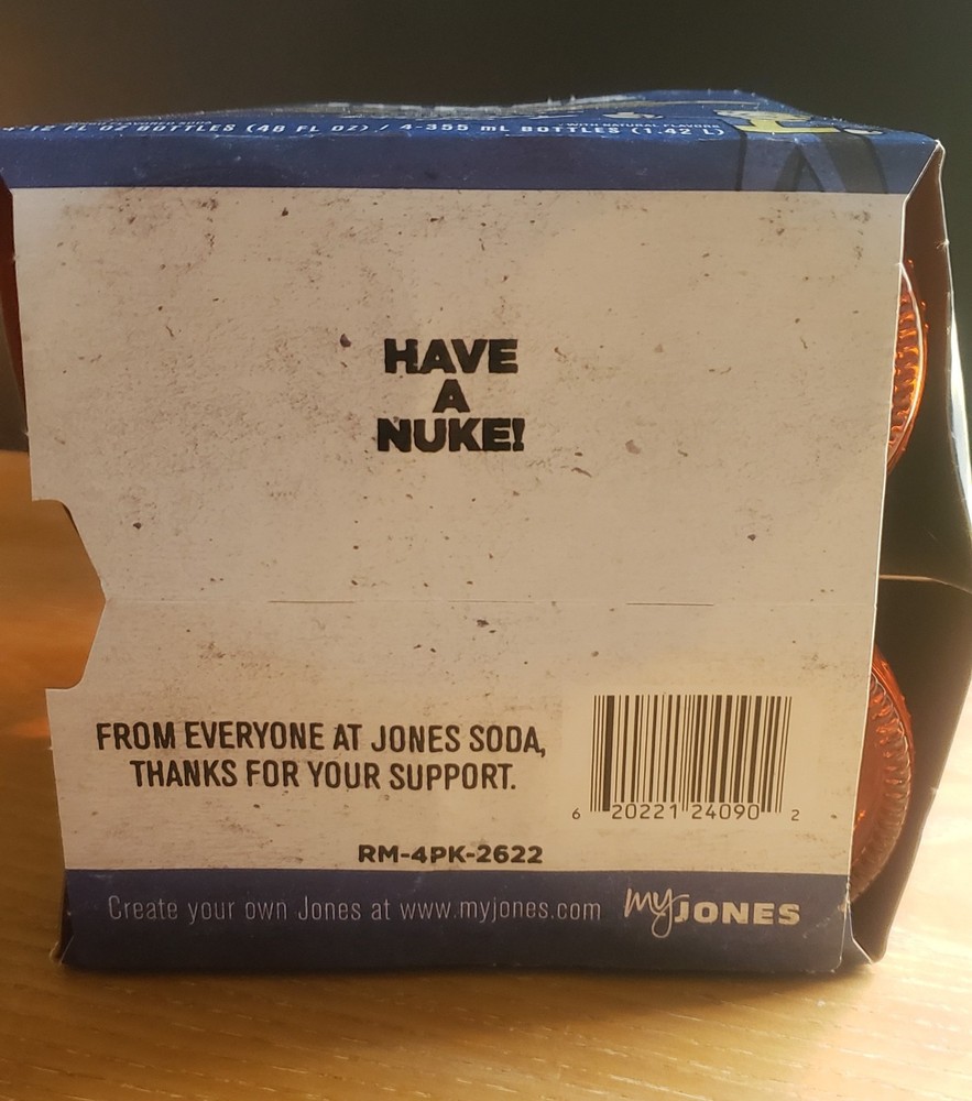 New Fallout Jones Special Release exclusive batch Nuka Victory Cola 4 pack