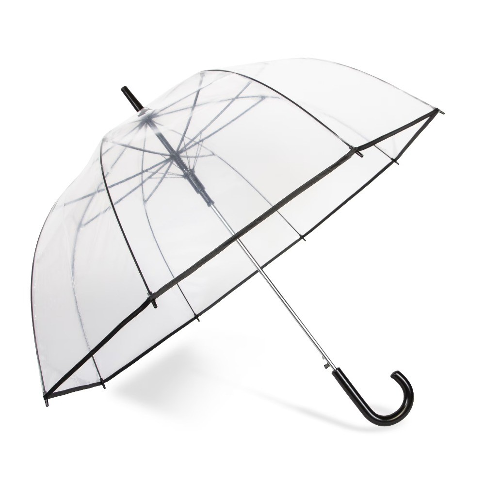 52" Auto Open Bubble Rain Umbrella - Clear