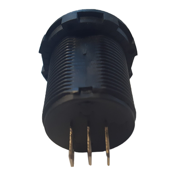 Dual Volt Meter Round Panel Mount LED Display 12/24 v