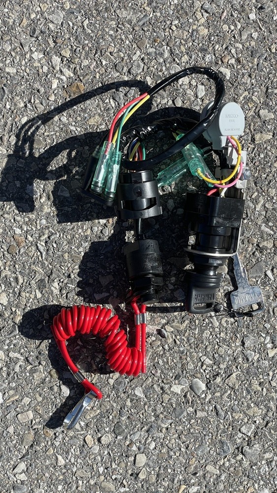 Key lock - Yamaha Panel, Main Switch Assembly for a boat
