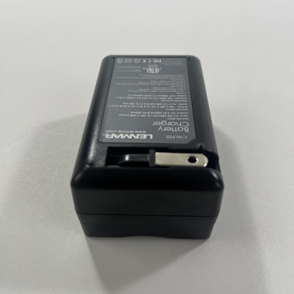 Lenmar CWLPE8 Battery Charger Cradle Replacement for Canon LP-E8 Battery