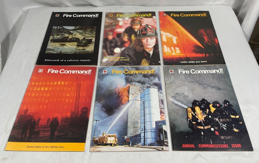 FIRE COMMAND magazine 12 issues from 1976