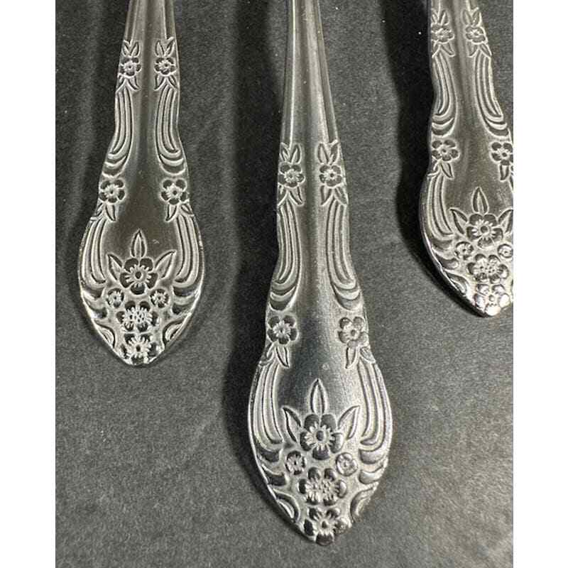 8 pc Hostess Stanly Roberts Rogers Dream Rose Stainless Flatware