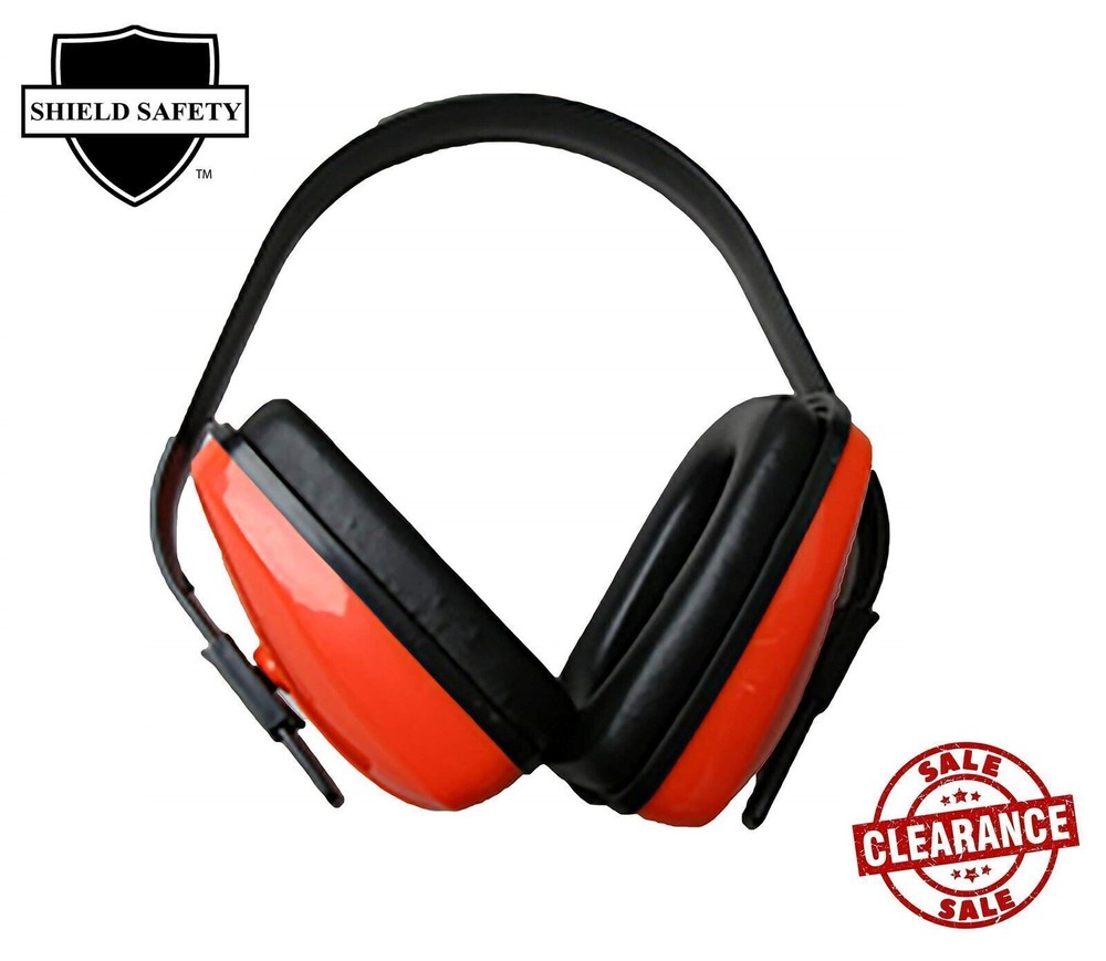 Adjustable Lightweight Ear Muff Hearing Protection Noise Reduction, 25 Count