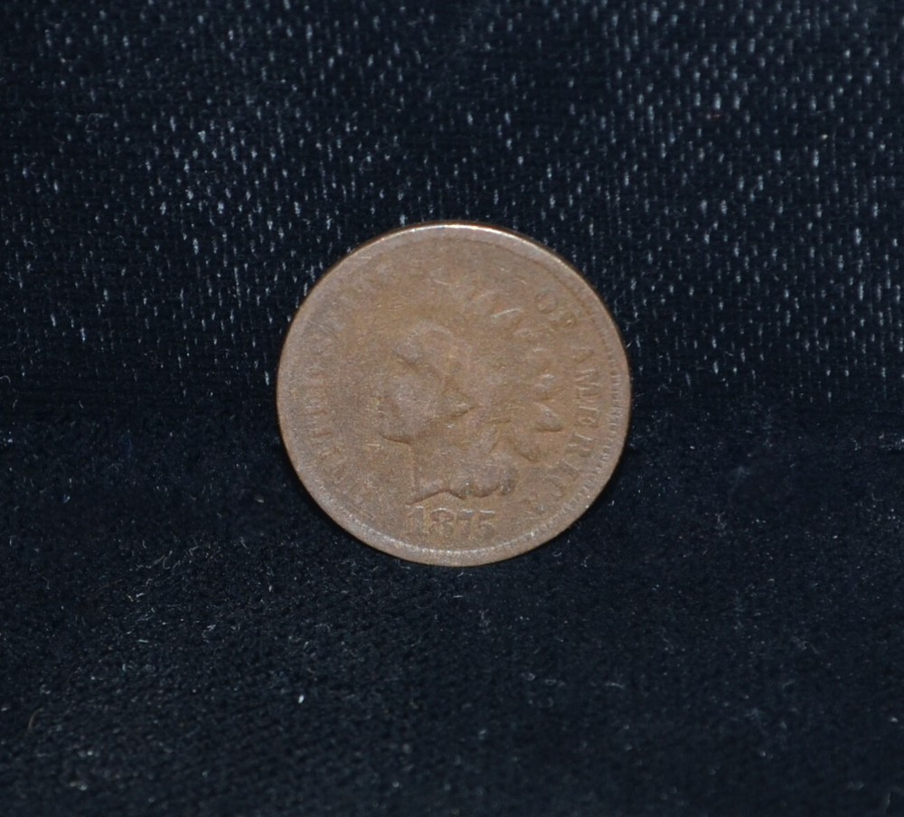 1875 Indian Head Cent #EB13021