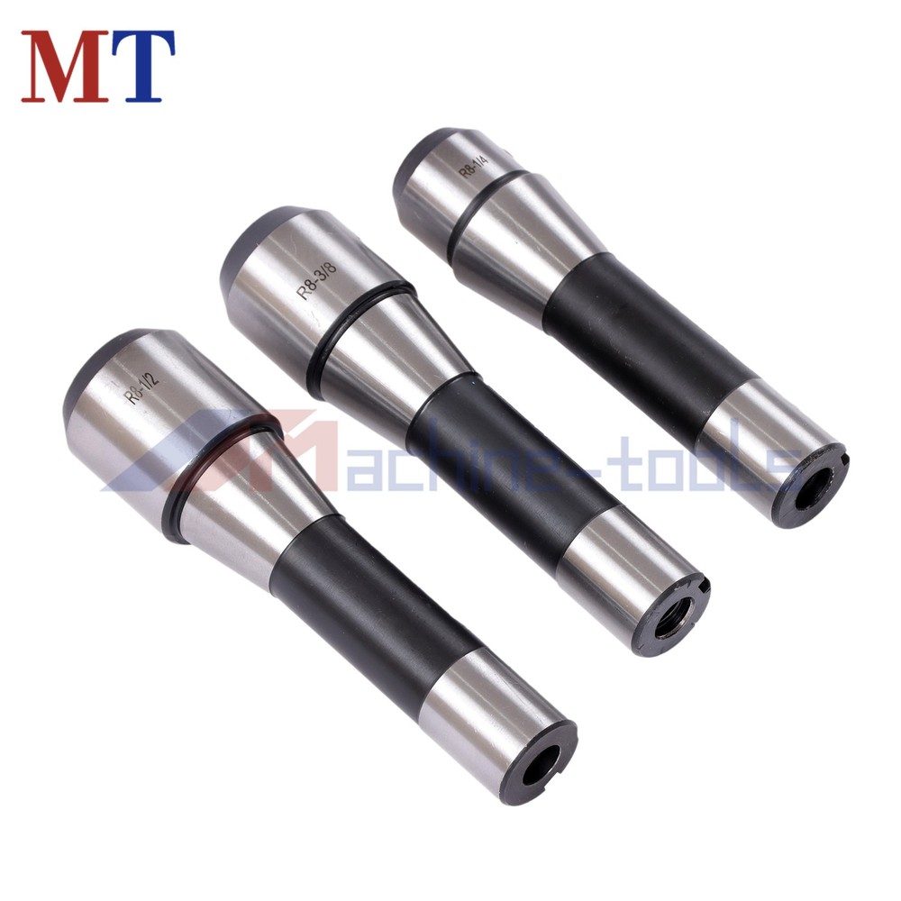 5PC R8 End Mill Holder Set Complete 1/4" to 1" Conversion Kit