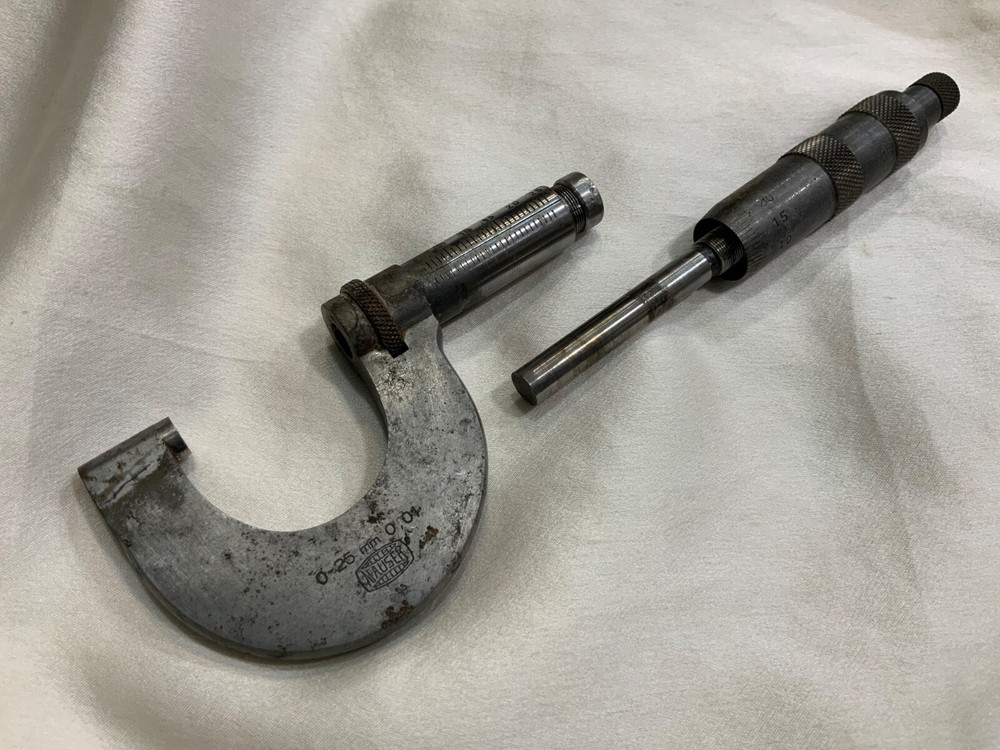 Micrometer Mauser 0-25 mm 0.01 1940s Germany