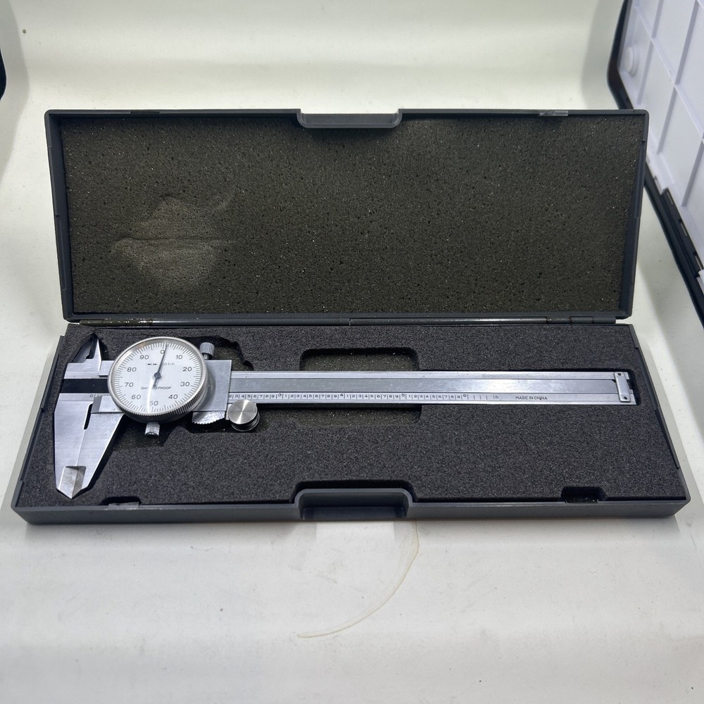 Vintage Dial Caliper, 0-6" Brand Unknown