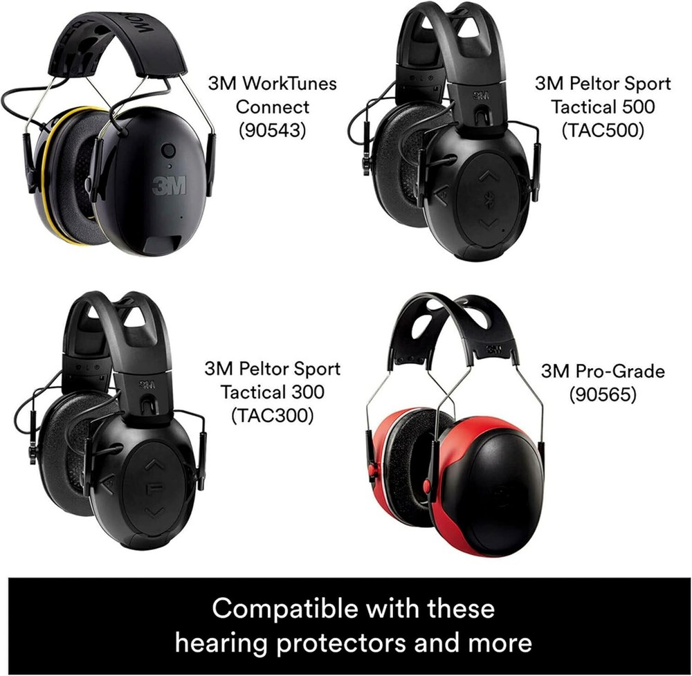 3M Gel Hearing Protector Replacement, 1 Pair Premium Cushions,...