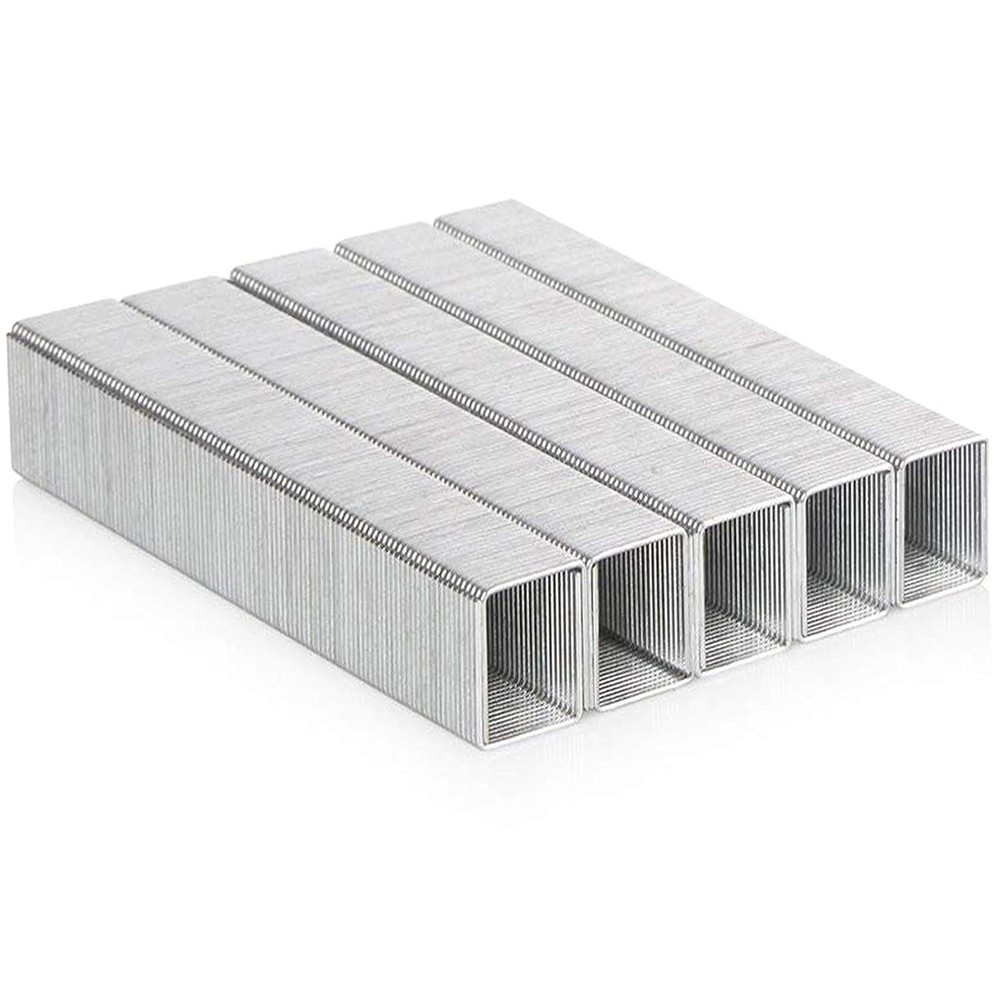 Silver Heavy Duty Staples - 3000 Count, 100 Sheet Capacity, Durable