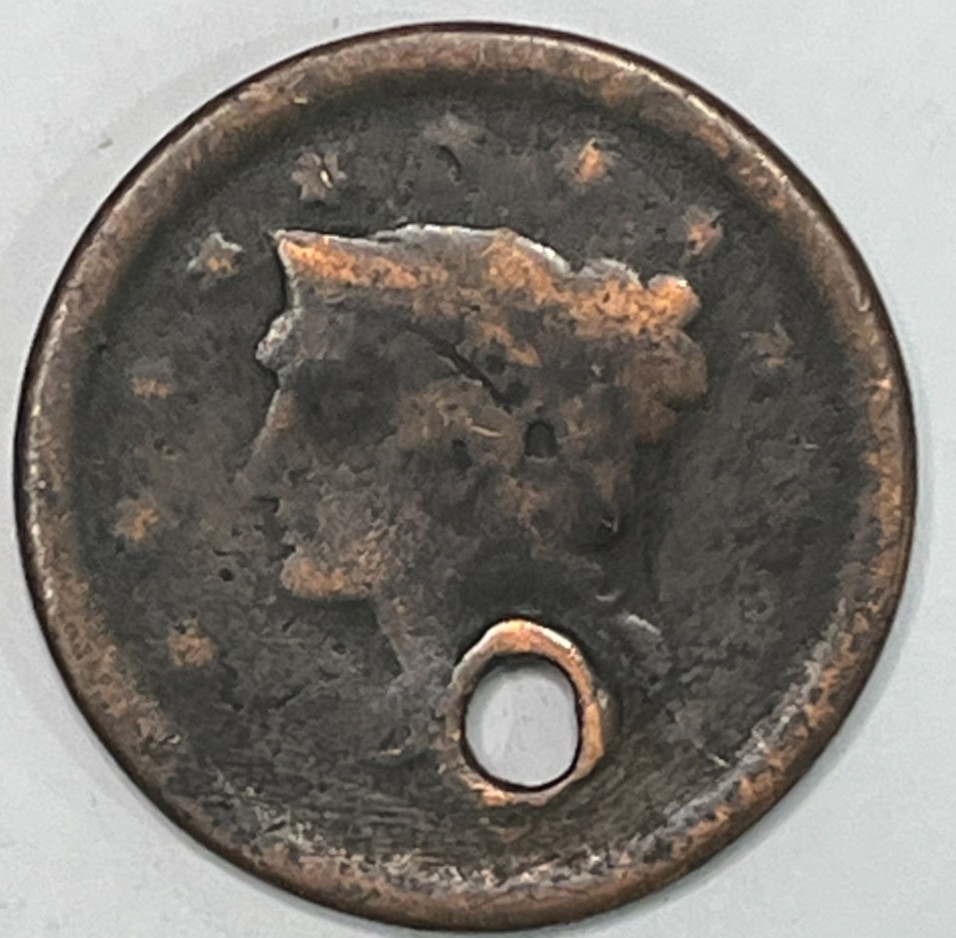 Braided Hair Large Cent-Cannot read